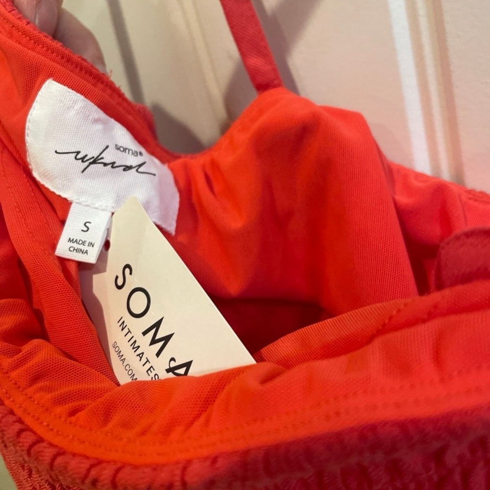 NWT Soma weekend Convertible Maxi Dress Red Small - Picture 4 of 7
